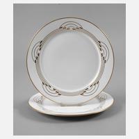 Meissen zwei Teller aus dem "Bügelmusterservice"111