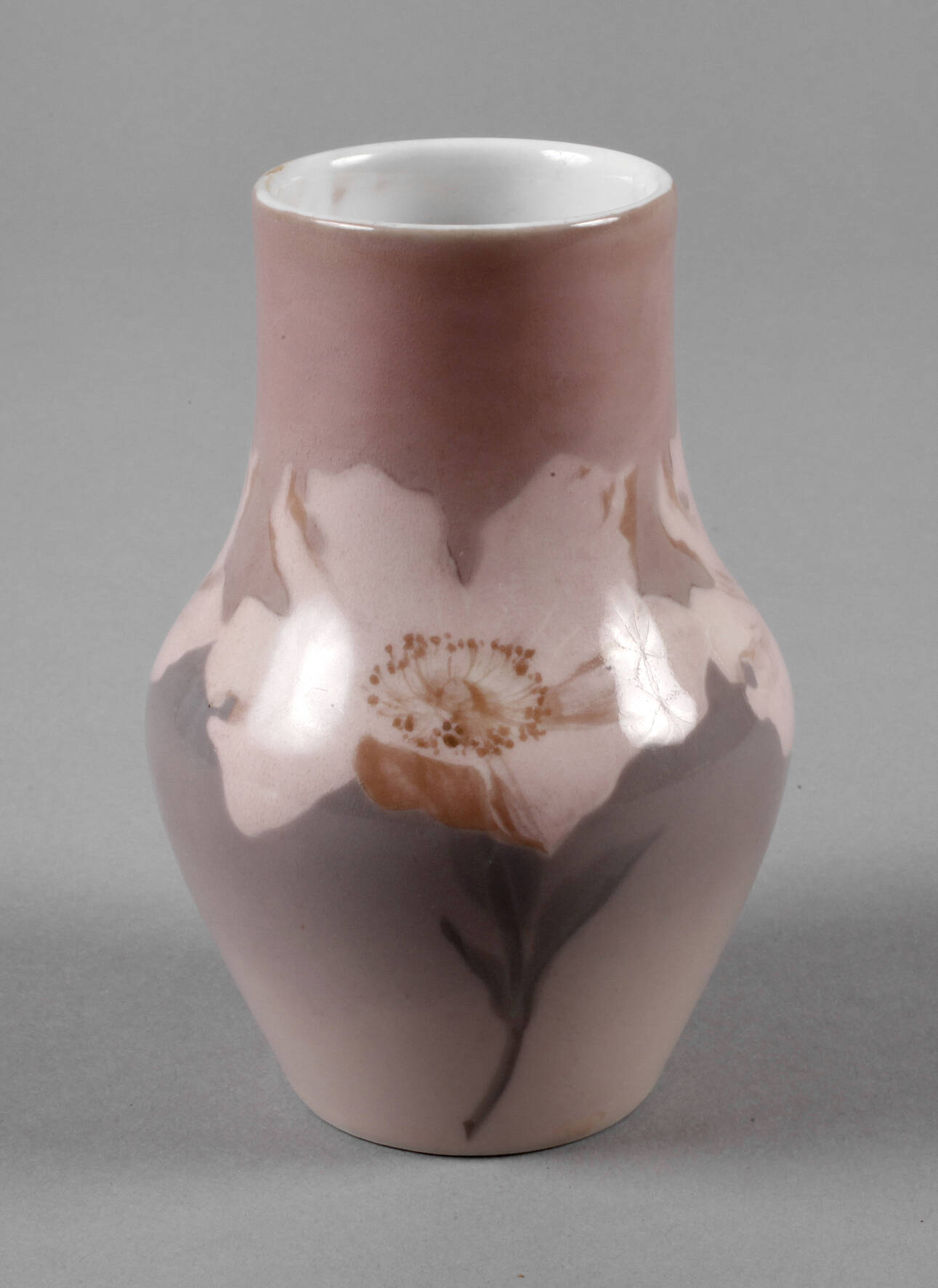Meissen Vase Mohnblütendekor
