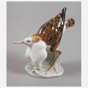 Meissen "Kampfschnepfe, sich duckend"