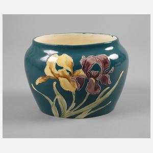 J. v. Schwarz Vase Irisdekor