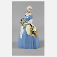 Michael Powolny Krinolinendame Sommer mit Schal111