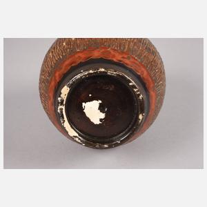 Vase mit Cloisonnéauflagen