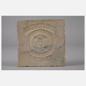 Henry van de Velde vier Fußbodenfliesen