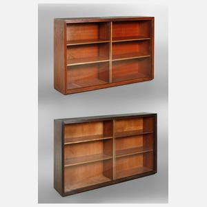 Paar Büchervitrinen Art déco