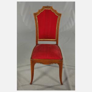 Vier Stühle Art deco