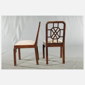 Zwölf Stühle Art déco