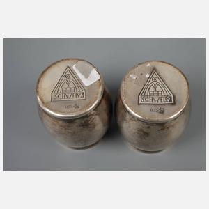 Zwei Silberbecher Art déco