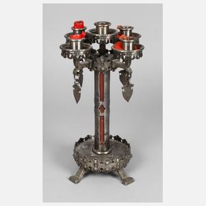 Schmiedeeiserner Leuchter