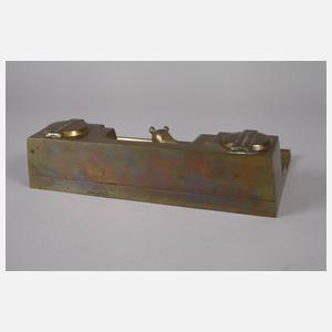 Schreibtischgarnitur Bronze