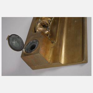 Schreibtischgarnitur Bronze