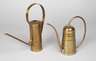 Zwei Gießkannen Messing Art déco