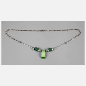 Jakob Bengel, Collier mit Galalith