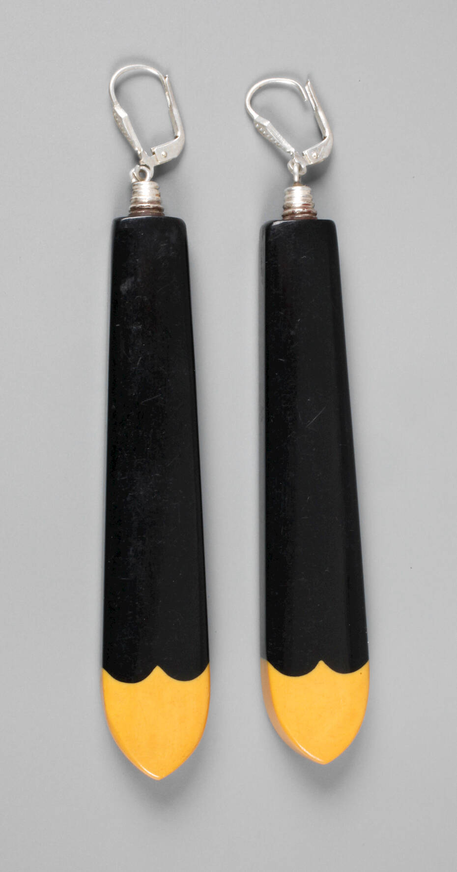 Paar Ohrhänger Art déco