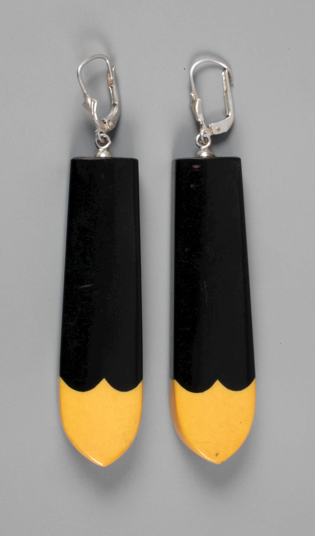 Paar Ohrhänger Art déco