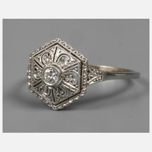 Damenring mit Brillant