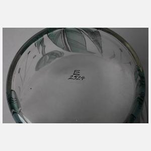 Glasfachschule Zwiesel Bechervase Art déco