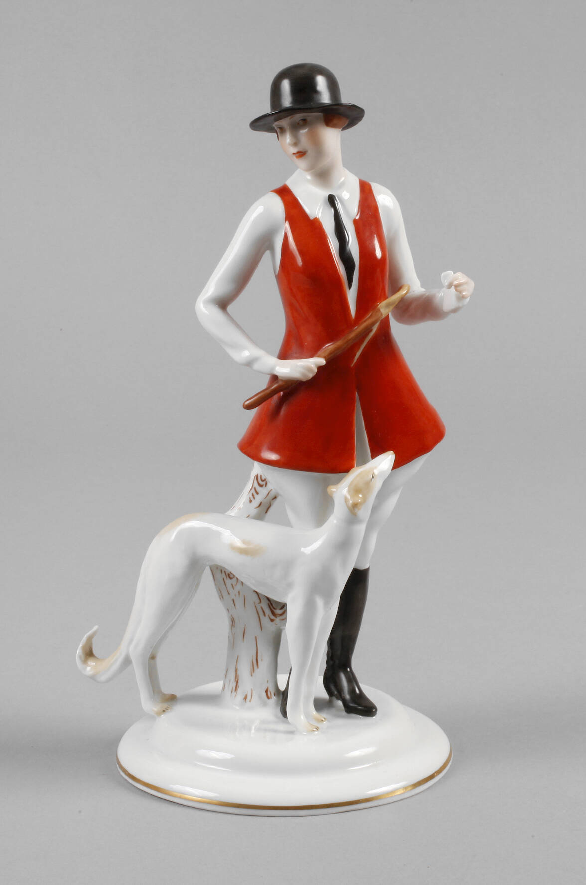 Heubach Reiterin mit Hund