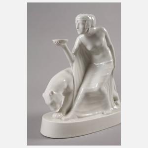 Heubach Ägypterin mit Panther