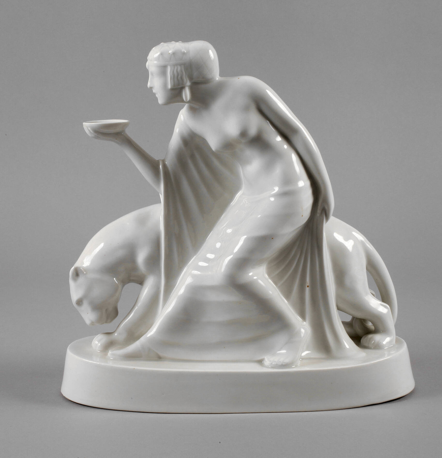 Heubach Ägypterin mit Panther