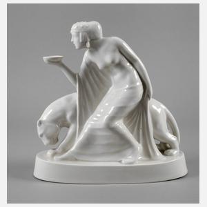 Heubach Ägypterin mit Panther