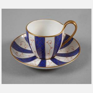 KPM Berlin Mokkatasse Art déco