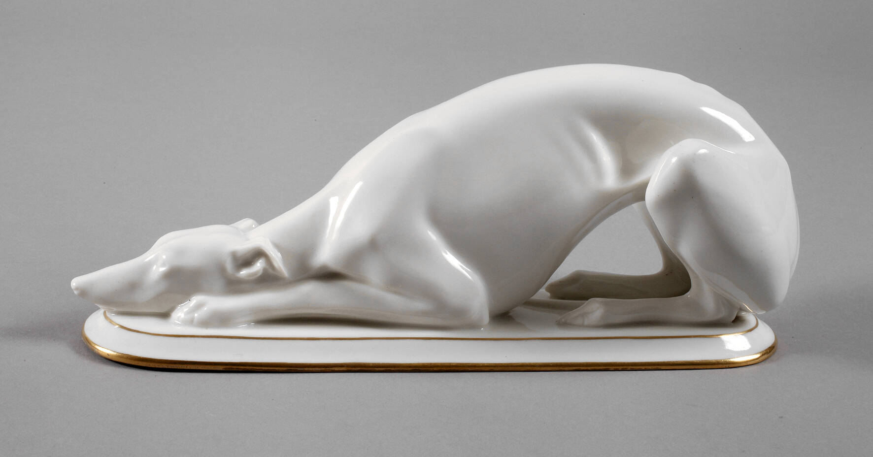 Hutschenreuther liegender Windhund