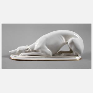 Hutschenreuther liegender Windhund