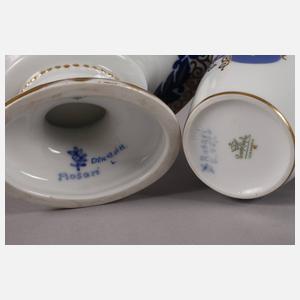 Rosenthal Schale und Vase Rosari-Dekor