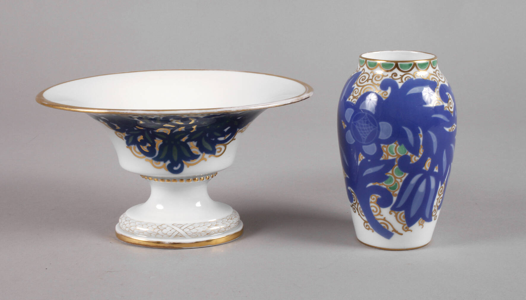 Rosenthal Schale und Vase Rosari-Dekor