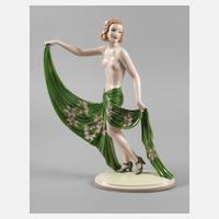 Goldscheider Wien Tänzerin Art déco111