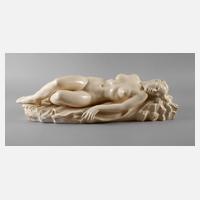 Srybr große Figur liegender weiblicher Akt111