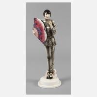 Goldscheider Wien "Fächerdame"111