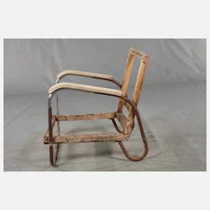 Stahlrohrsessel Slazák