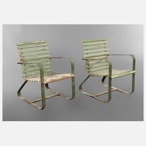 Paar Gartensessel