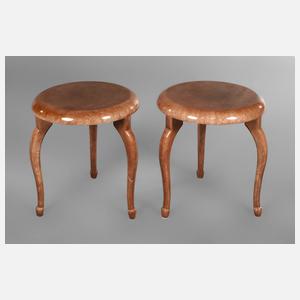 Zwei Beistelltische Aldo Tura