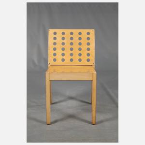 Acht Stapelstühle Thonet