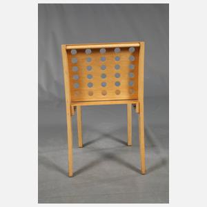 Acht Stapelstühle Thonet