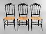 Drei Chiavari-Stühle