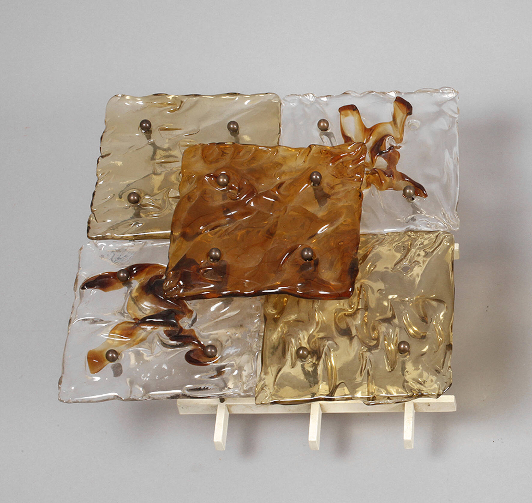 Paar Wandlampen Murano