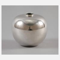 Kugelvase Silber111