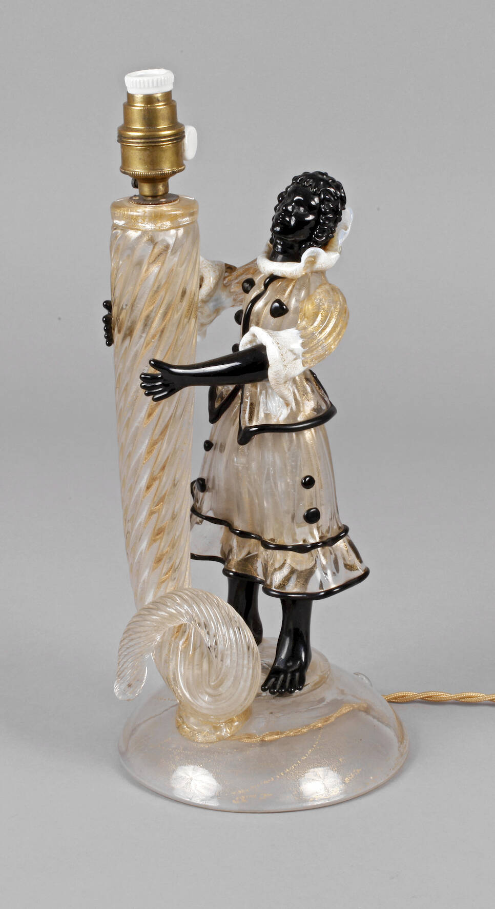 Barovier & Toso figürlicher Lampenfuß