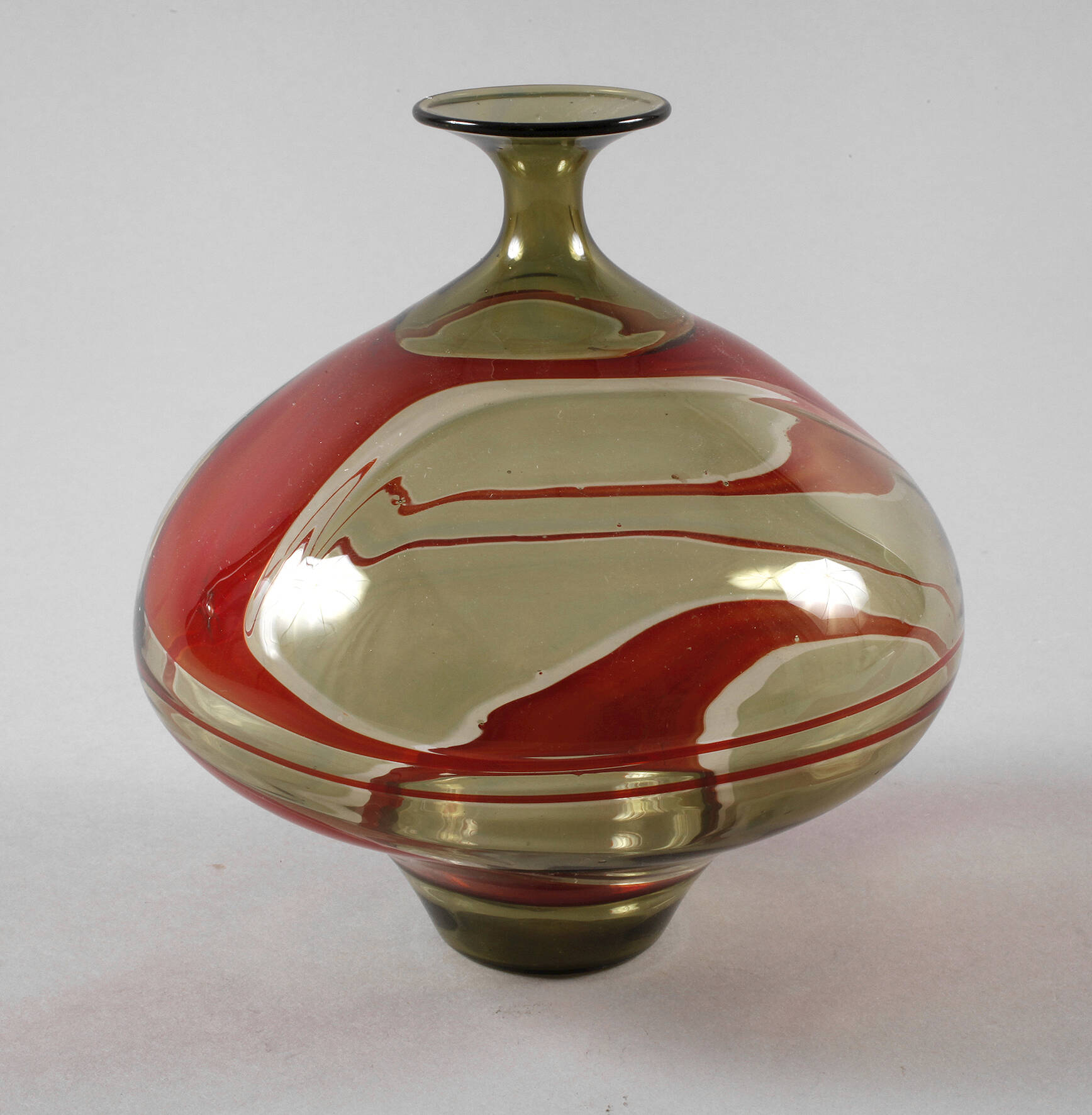 Lauscha Vase in Montagetechnik