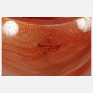 Barovier & Toso marmorierte Vase