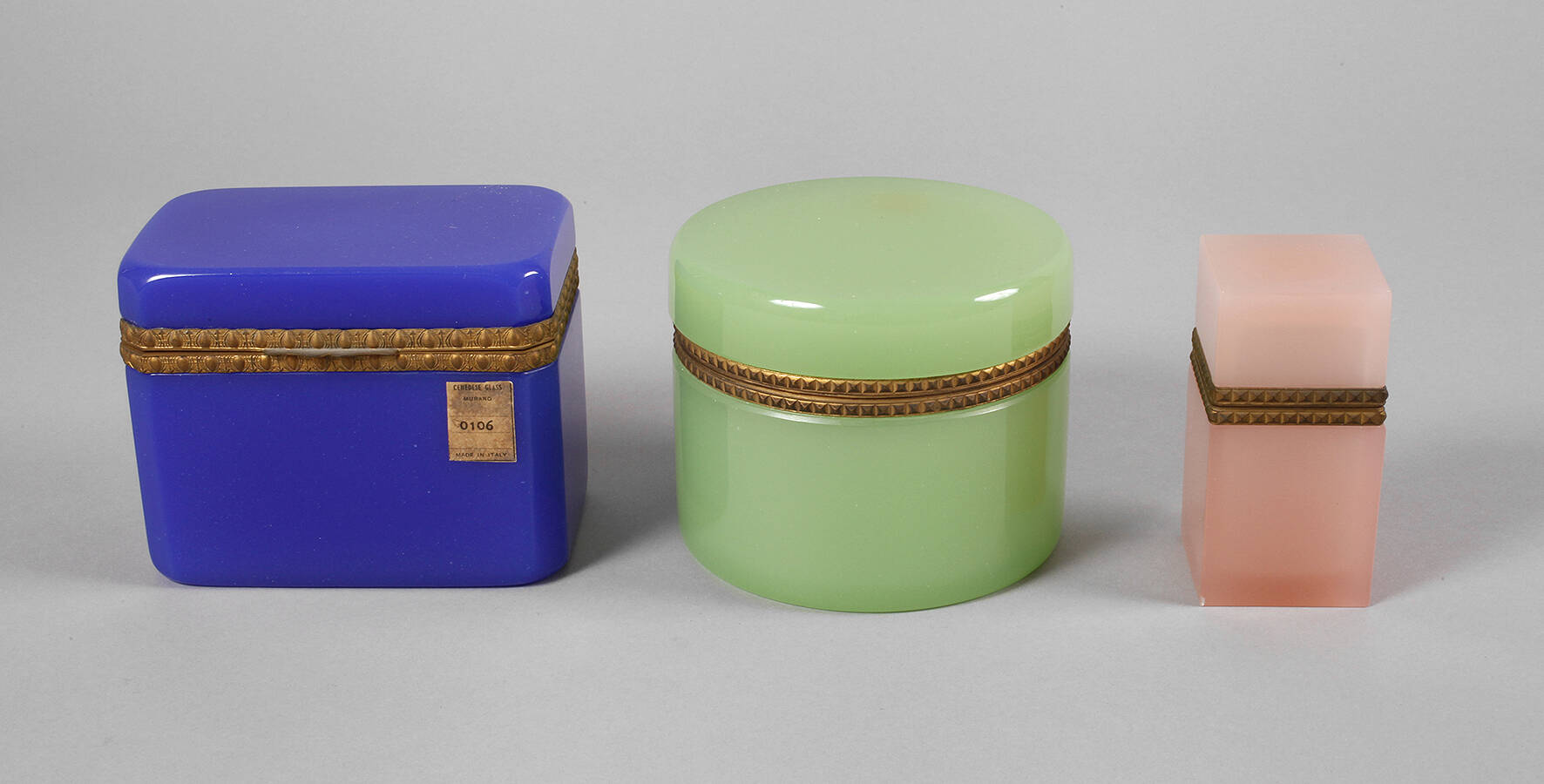 Drei Vorratsgefäße Cenedese Murano