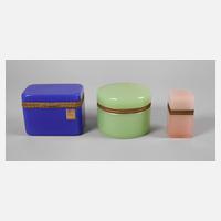 Drei Vorratsgefäße Cenedese Murano111