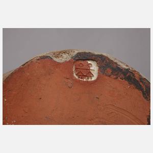 Keramikobjekt Vase als Fabeltier