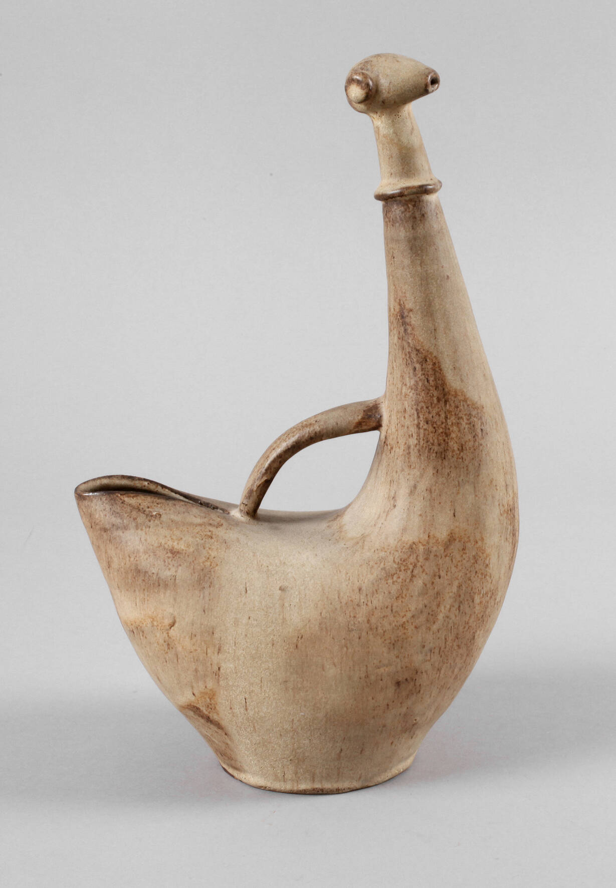 Keramikobjekt Vase als Fabeltier