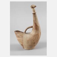 Keramikobjekt Vase als Fabeltier111