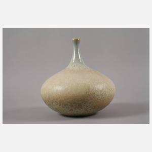 Wendelin Stahl Vase Kristallglasur