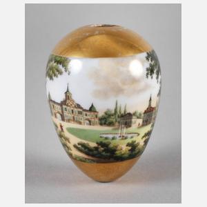 Klingelzug mit Ansicht Schloss Belvedere in Weimar